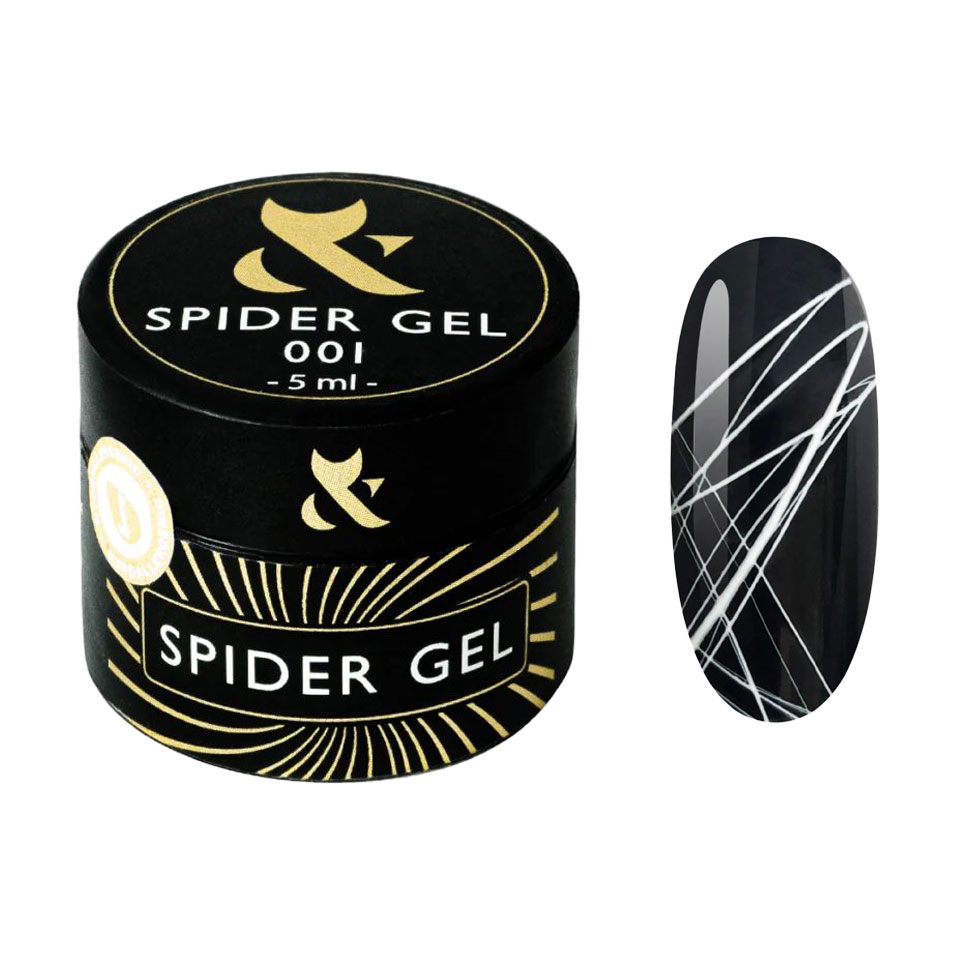 Гель-павутинка для дизайну нігтів F.O.X Spider Gel 001, 5 мл